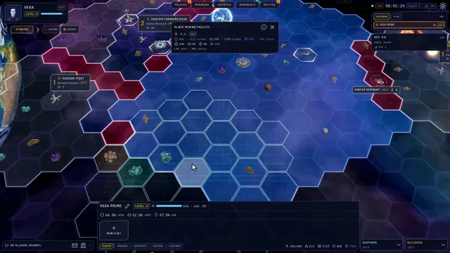 An outpost placement operation on the frontier.