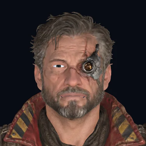 Marauder captain character portrait