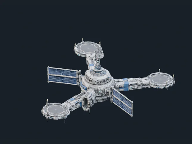Outpost structure design from Lunar Protocol