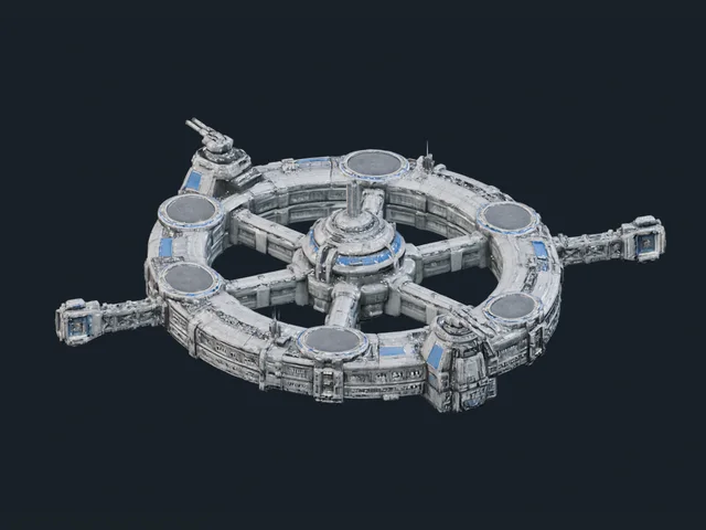 Station structure design from Lunar Protocol